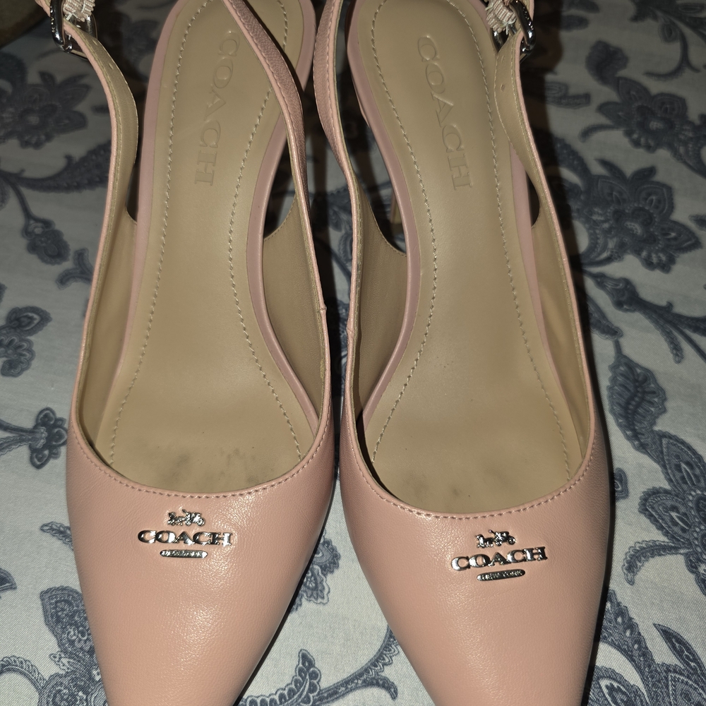 Coach Pink Women's Slingback Shoes